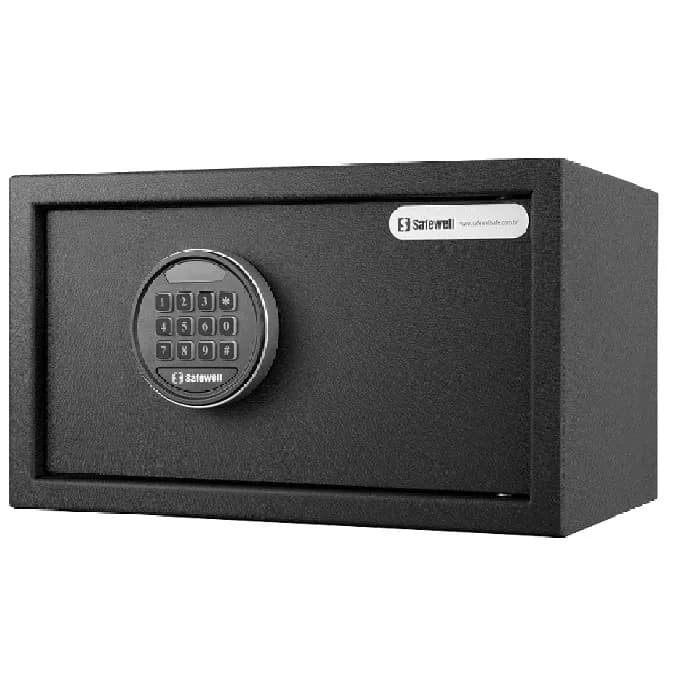 Cofre inteligente digital com luz interna e entrada USB Mod E6803E