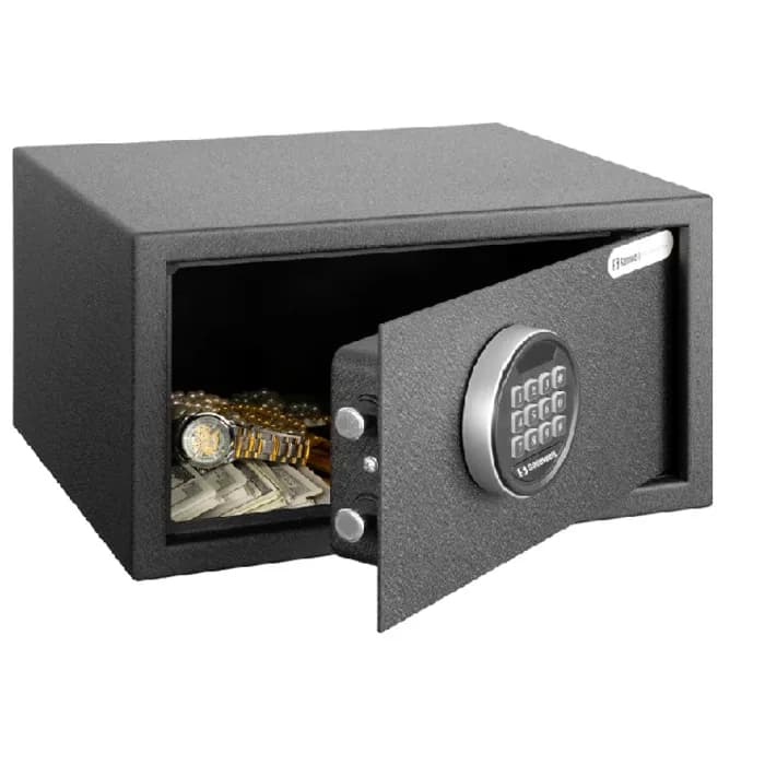 Cofre inteligente digital com luz interna e entrada USB Mod E6803E