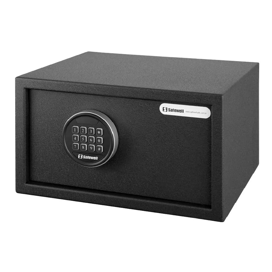 Cofre inteligente digital com luz interna e entrada USB Mod E6803E