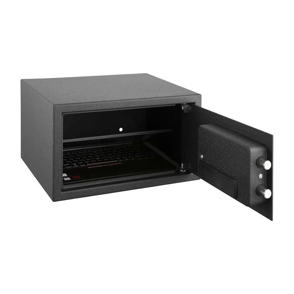 Cofre inteligente digital com luz interna e entrada USB Mod E6803E