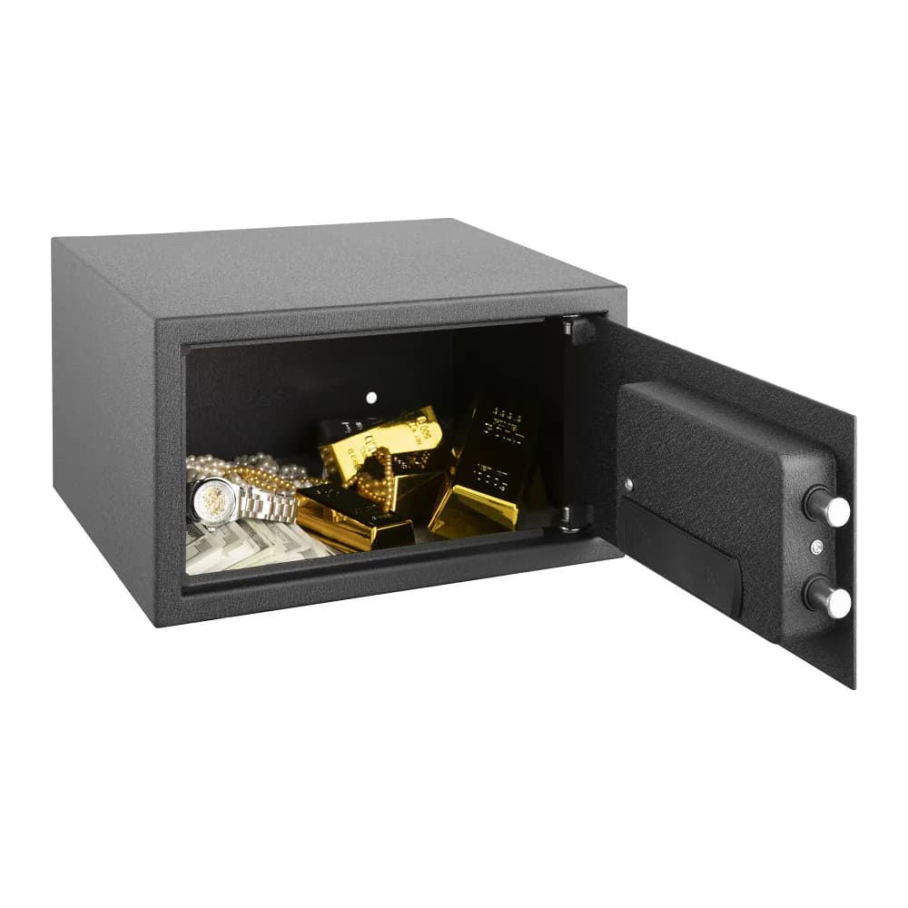 Cofre inteligente digital com luz interna e entrada USB Mod E6803E