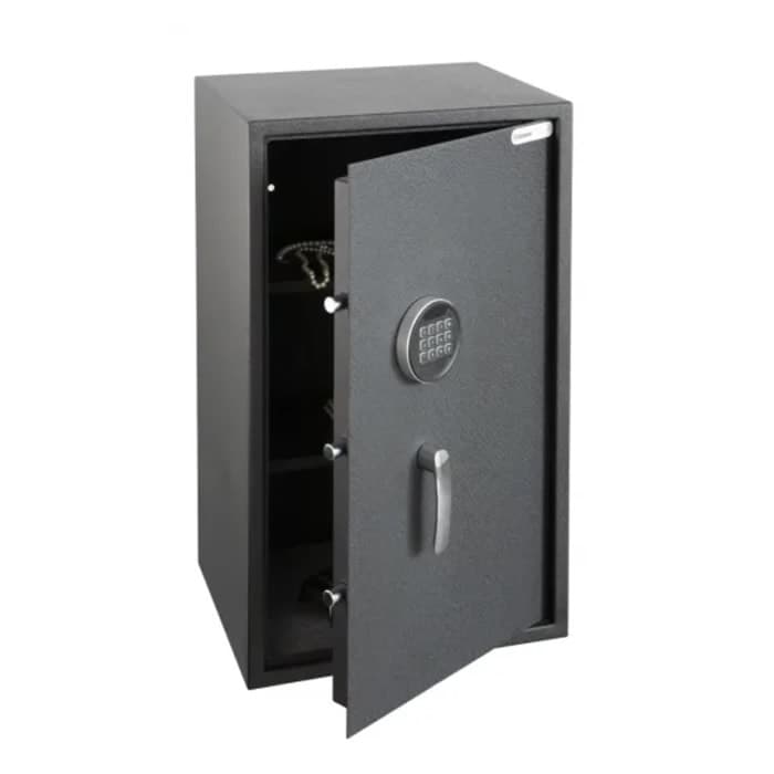 Cofre digital inteligente com luz interna e entrada USB Mod E6808E
