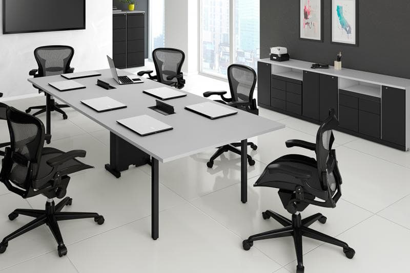 Mesa de Reunião 6 cadeiras